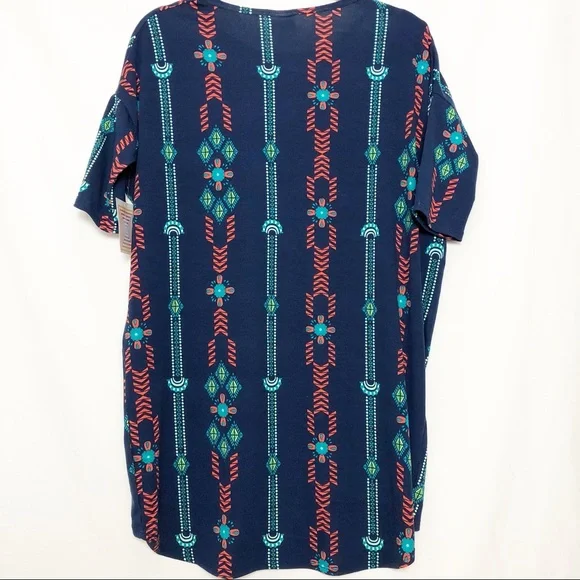 Lularoe Irma Top Aztec Print Blue Size XXS - Picture 6 of 6